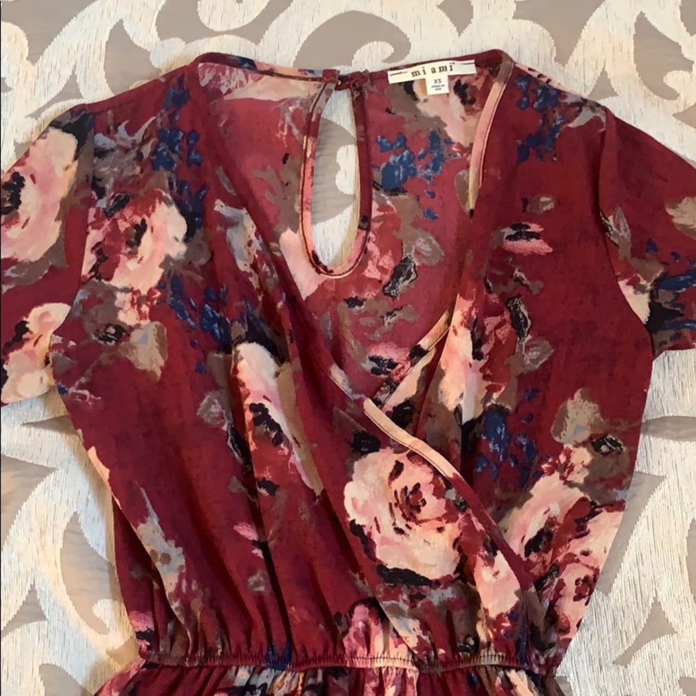 High low romper